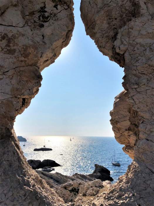 Mer Marseille près de La Magdeleine, aux portes de la Méditerannée entre Marseille et La Ciotat