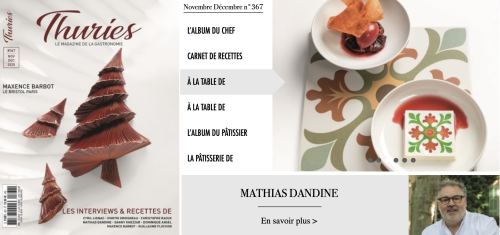 Mathias Dandine - La Magdeleine dans Thuries Magazine Nov-Dec 2025