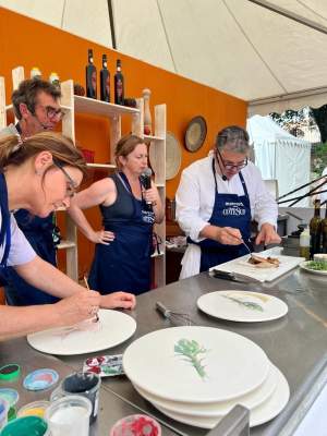 Magazine Le Coeur des Chefs : Mathias Dandine en démo au salon Coté Sud à Aix-en-Provence