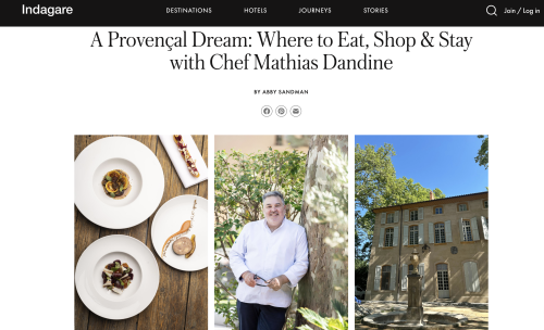 Indagare NYC : Un rêve provençal – Où manger, faire son shopping et séjourner avec le Chef Mathias Dandine